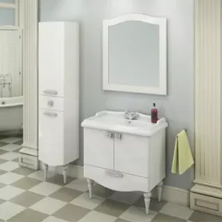 Тумба с раковиной Comforty Монако 00004136578 80 см белый